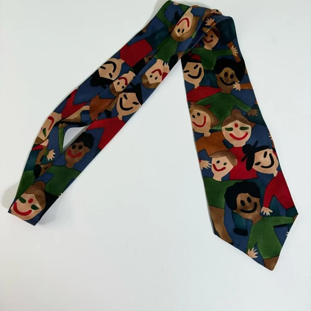 Save The Children‎ Dana Age 12 Helping Children And Their Families Tie Mens OS